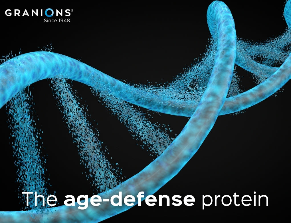 Image of structural collagen protein for age defense