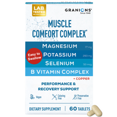 Muscle Comfort Complex – Magnesium, Potassium, B Vitamins & Minerals – 60 Tablets
