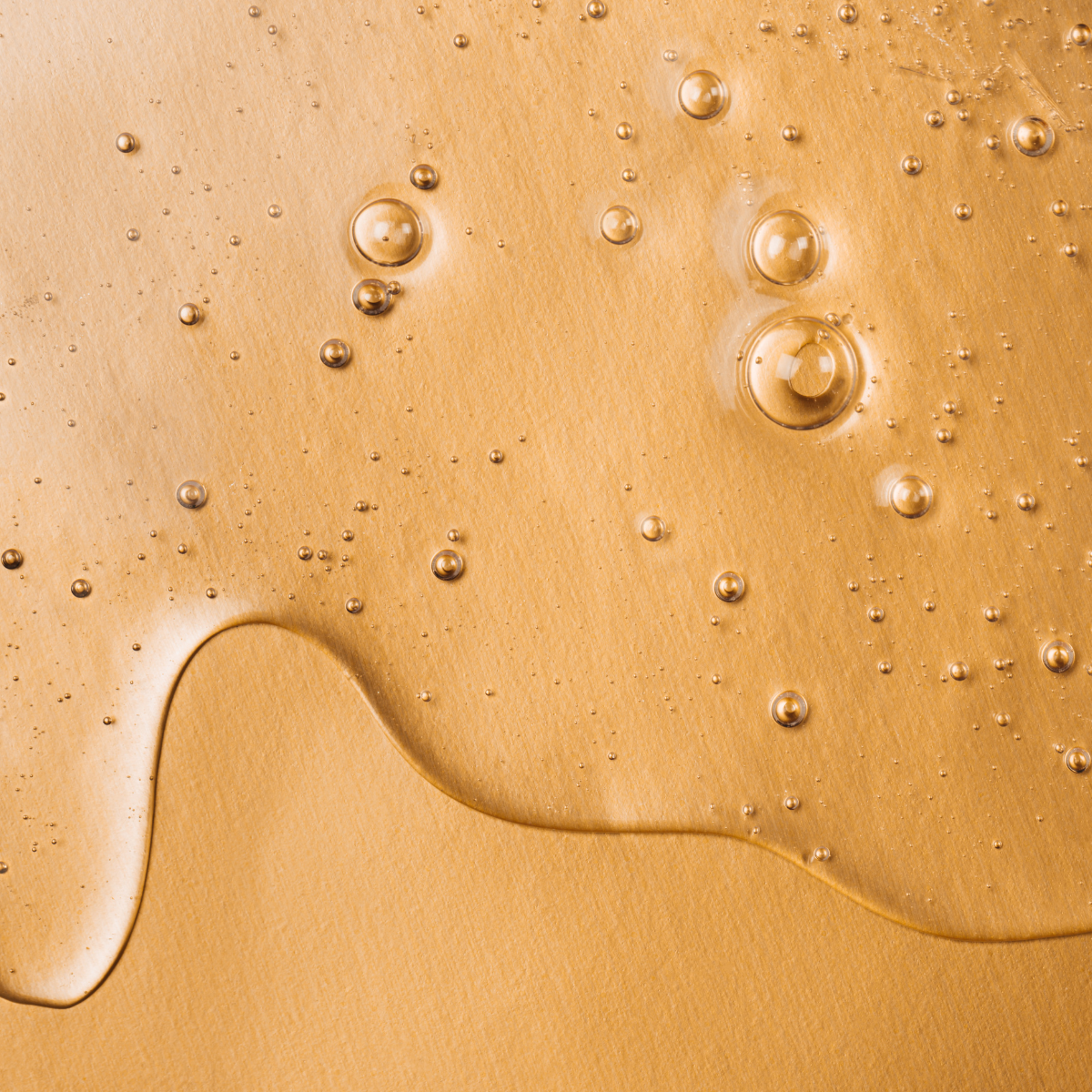 Niacinamides gel with bubbles